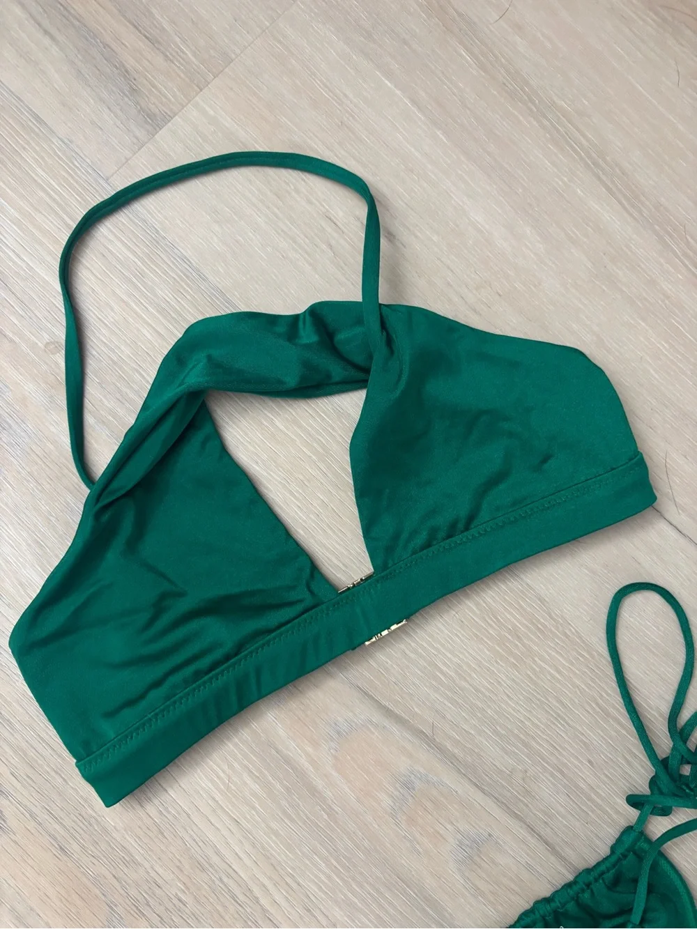RARE COLOR - Sommer Swim Bikini Anais Top & Naomi Bottom Emerald Green - Picture 4 of 15